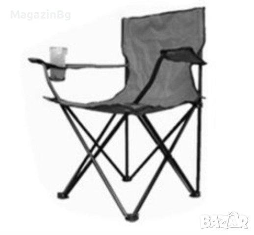 Стол сгъваем, С облегалка и поставка за чаша, за къмпинг градина , снимка 3 - Къмпинг мебели - 40802593