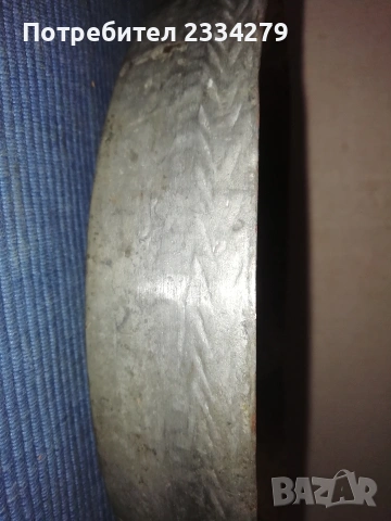 Бакърчета менци и тава, стари ръчно изработени изковани и калайдисани. , снимка 10 - Антикварни и старинни предмети - 52930081