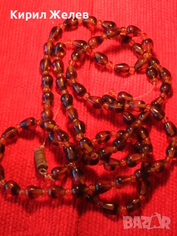 СТАРО ВИНТИДЖ КОЛИЕ ЦВЕТНО ВЕНЕЦИАНСКО СТЪКЛО 16550, снимка 11 - Колиета, медальони, синджири - 30695298