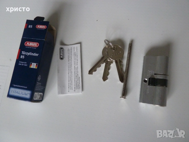 патрон за врата Abus нов, снимка 2 - Входни врати - 52625400