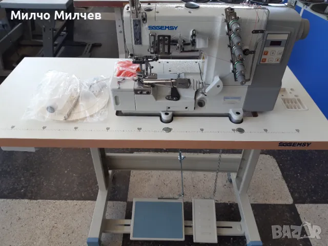 Оверлог покривна прав шев GEMSY нови шевни машини , снимка 15 - Други машини и части - 31437200