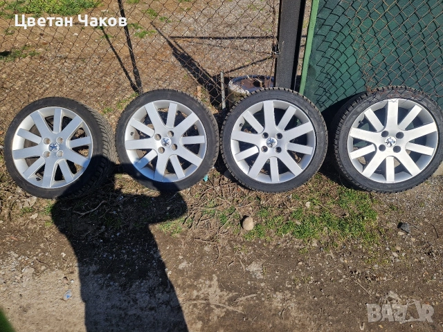 Pеugeot 207 джанти с гуми, снимка 7 - Автомобили и джипове - 53763059