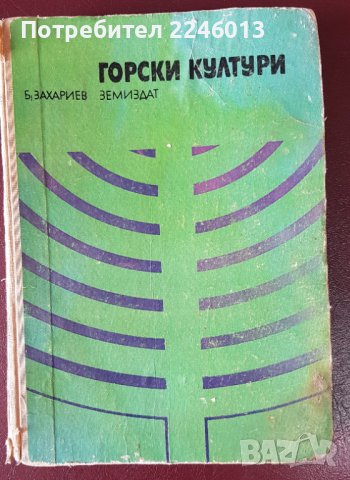 Книга-Горски култури-Б.Захариев-1972г., снимка 1 - Специализирана литература - 40886029