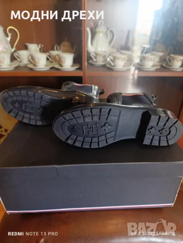 Оригинални къси гумени ботуши TOMMY HILFIGER., снимка 3 - Дамски ботуши - 50201363