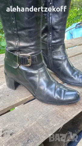 Дамски ботуши от естествена кожа Veronella, снимка 6 - Дамски ботуши - 47480835