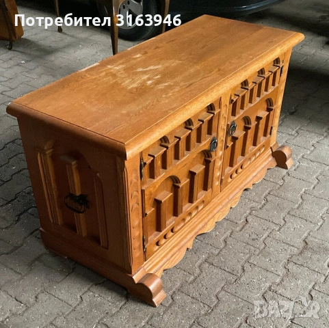 Изключително масивен шкаф /ракла в рустик стил, снимка 2 - Шкафове - 52235242