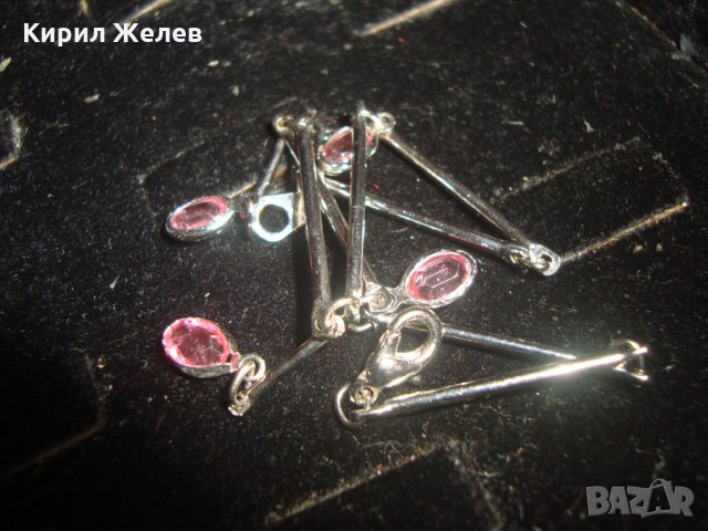 ФИНА НЕЖНА СКЪПОЦЕННА ГРИВНА с ФАСЕТИРАН АМЕТИСТ ПОДХОДЯЩА и за ГЛЕЗЕН 25087, снимка 4 - Гривни - 34339484