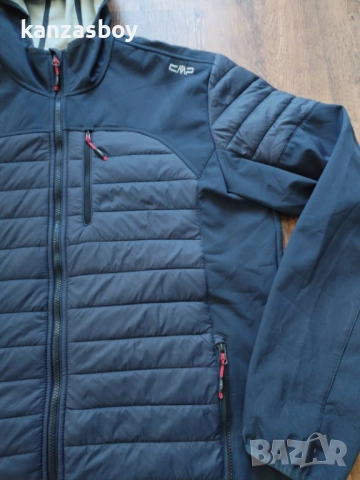 CMP man jacket fix hood hybrid - страхотно мъжко яке 58/2ХЛ, снимка 5 - Якета - 51801158