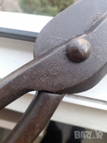 Стара кована ножица за ламарина , снимка 9 - Други ценни предмети - 44198731