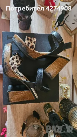 Сандали Replay - кожени / тигрови /, снимка 3 - Сандали - 49560878