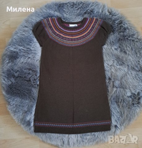 Кафява блуза плетиво H&M, S размер, снимка 1 - Туники - 40900162