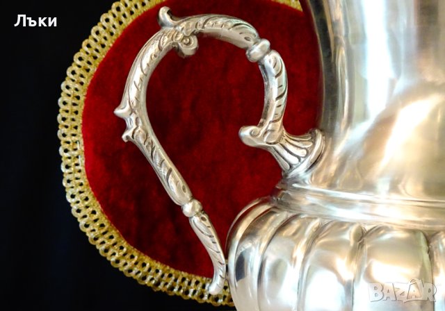 Ваза от калай в стил Ампир 1.1 кг. , снимка 3 - Антикварни и старинни предмети - 40777020