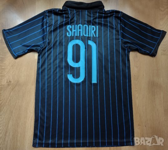 Inter Milan / #91 SHAQIRI - футболна тениска на ИНТЕР - за ръст 160см, снимка 3 - Детски тениски и потници - 41084551