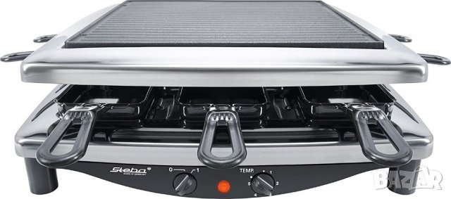 Steba RC 3 Plus раклет грил, хром, хром, снимка 5 - Скари - 39718698