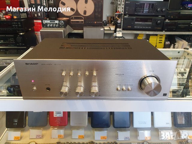 Усилвател SHARP SM-1144 В отлично техническо и визуално състояние., снимка 2 - Ресийвъри, усилватели, смесителни пултове - 39501353
