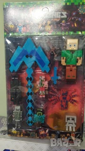 Майнкрафт фигури с брадва 