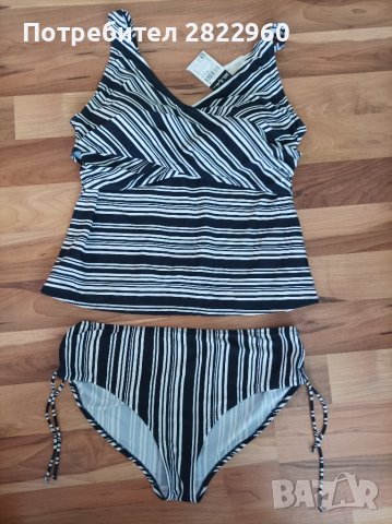 Ulla Popken/HUT голям размер бански танкини