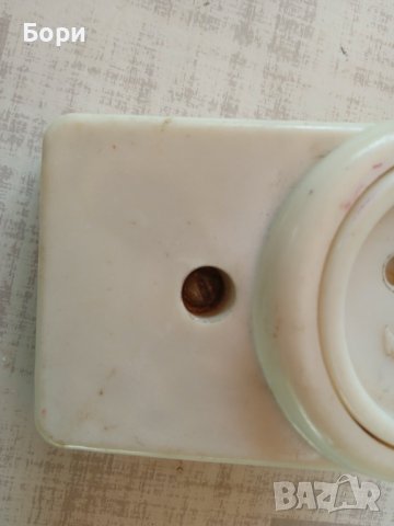 Стар контакт с предпазител, снимка 3 - Други ценни предмети - 41377907