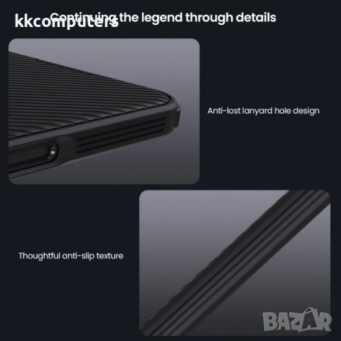 Калъф NILLKIN Camshield Pro за Honor Magic8 Pro 5G с Плъзгащ се Капак за Камера - PC+TPU, Вкл. Проте, снимка 4 - Калъфи, кейсове - 53285281