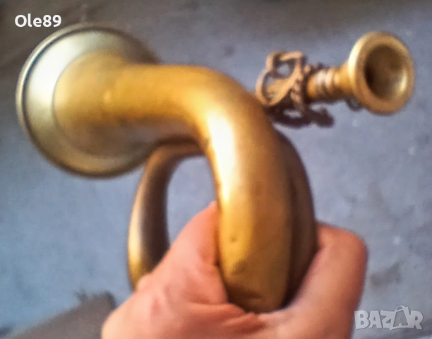 Ловна,военна тръба-месинг