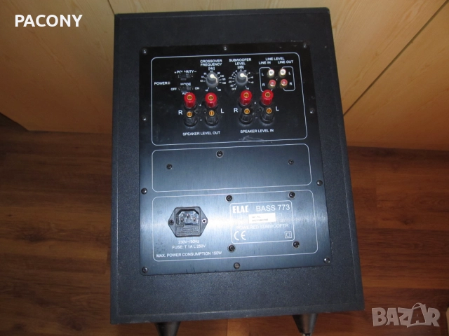 ELAC - bass 773 СУБУФЕР - отличен 2 броя, снимка 4 - Тонколони - 48173675