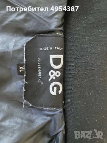 Продавам яке  D&G , 100% оригинал, тип “Bomber Team Italy”, снимка 4 - Якета - 56151420