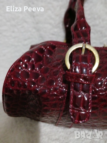 Чанта в цвят бордо, снимка 11 - Чанти - 53480081