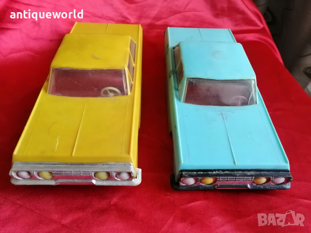 Стара СОЦ Играчка КОЛА + Подарък Втора за Части, снимка 2 - Антикварни и старинни предмети - 36289201