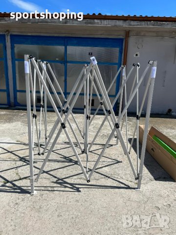 Шатра 3х3 Бяла КОНСТРУКЦИЯ-21кг., снимка 8 - Градински мебели, декорация  - 40247975