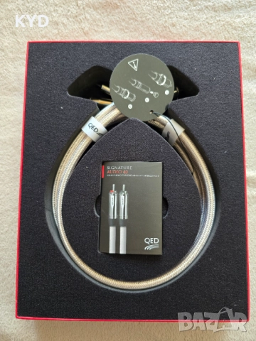 Продавам RCA кабел QED Signature Audio 40 - 1м, снимка 2 - Други - 51416426