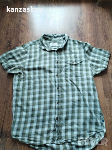 Fjällräven Sarek Shirt S/S Mens, Olive - мъжка риза М, снимка 5 - Ризи - 53864226