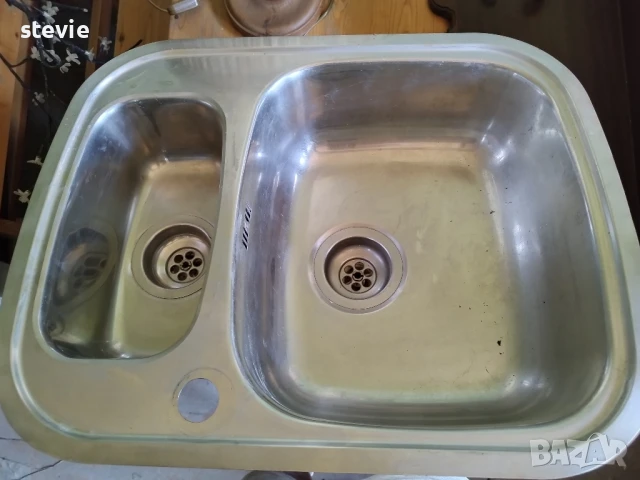 Двойна мивка за заведение