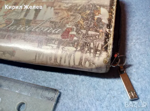 BARCELONA КРАСИВО ВИНТИДЖ СТИЛ ДАМСКО ПОРТМОНЕ 47565, снимка 3 - Портфейли, портмонета - 47561841