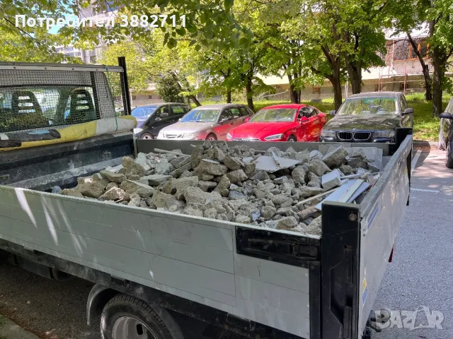 Изхвърляне на строителни отпадъци до регламентирано депо!Транспорт.