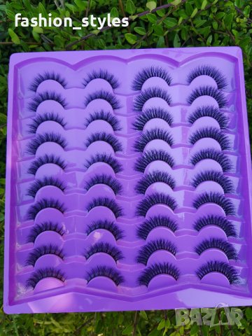 3D Мигли естествен косъм, снимка 2 - Козметика за лице - 41417532