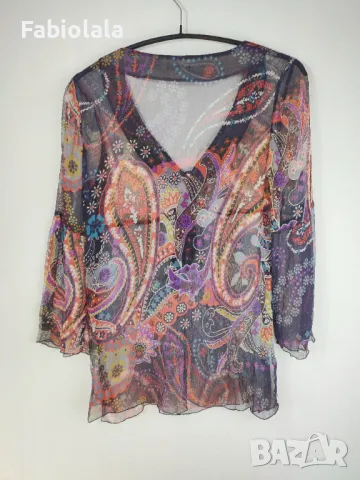 Pauline B silk blouse L