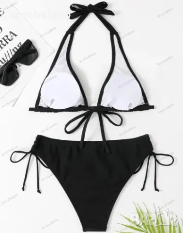 Дамски стилен бански костюм от две части  със собствен дизайн, 3цвята , снимка 7 - Бански костюми - 50044576