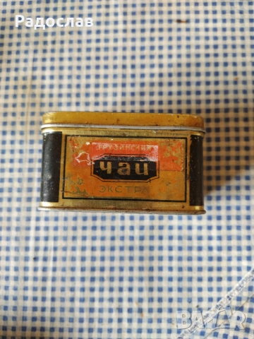 ГССР  стара кутия от чай