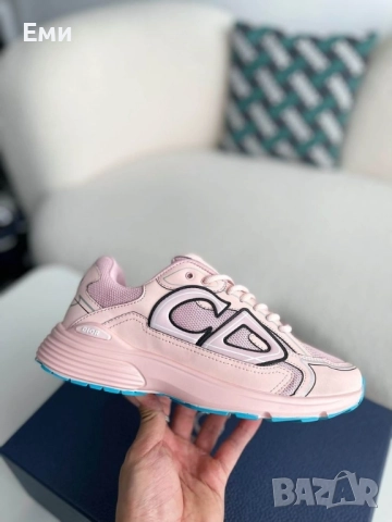 Christian Dior луксозни дамски естествена кожа обувки сникърси маратонки , снимка 10 - Маратонки - 52567275