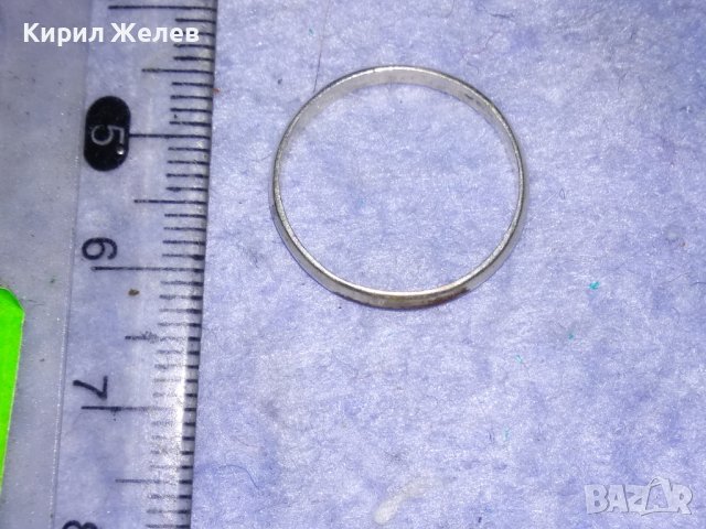 Стара сребърна фина халка пръстен висока проба сребро майсторска изработка 38271, снимка 8 - Антикварни и старинни предмети - 40935129