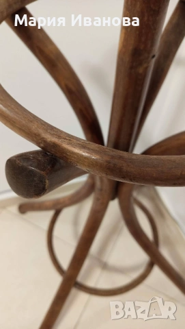 Стойка за закачане на дрехи - "виенски стил" дървена закачалка, снимка 12 - Закачалки - 53597256