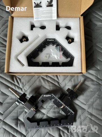 Квадратни скоби за позициониране на 90 градуса и 45 градуса, снимка 8 - Шублери - 41715818