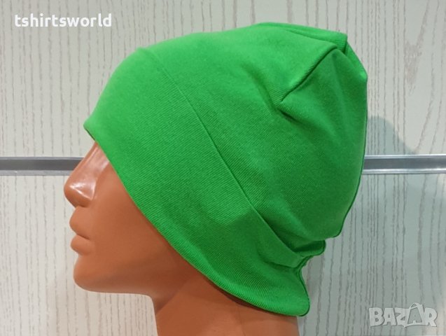 Нова зимна шапка с подгъв в неонов зелен цвят, снимка 11 - Шапки - 39325538