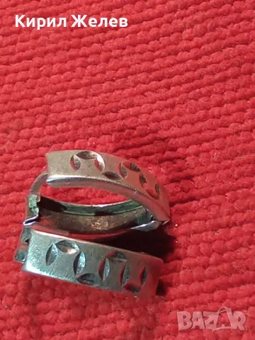 КРАСИВИ СТИЛНИ АНГЛИЙСКИ СРЕБЪРНИ ОБИЦИ ОБЕЦИ СРЕБРО 925 ФИНА РЪЧНА ВИНТИДЖ АРТ ИЗРАБОТКА 27692, снимка 11 - Обеци - 46232619