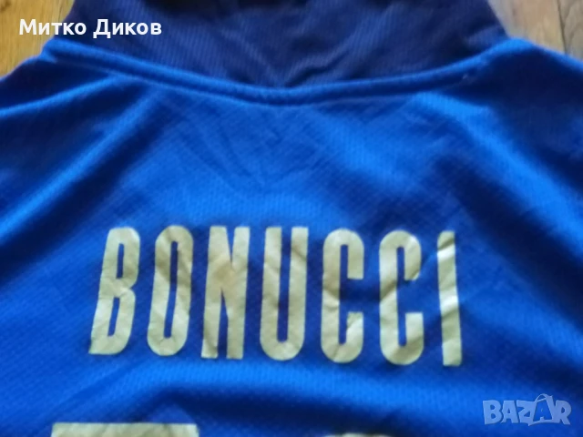 Италия футболна тениска Пума 2020г Пума №19 Леонардо Бонучи размер М, снимка 8 - Футбол - 51359322