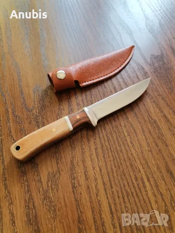 ножове от цяло пърче метал с кожени калъфи , снимка 6 - Ножове - 47814466