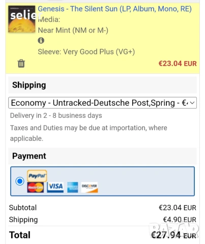 Genesis ‎– The Silent Sun Издание 🇩🇪 GERMANY 1980г Състояние на винила:NEAR MINT,страхотен чист и , снимка 3 - Грамофонни плочи - 53673801