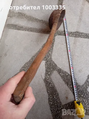 Много стара Огромна стара лъжица , снимка 3 - Други ценни предмети - 48137148