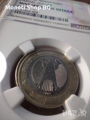 1 Евро Германия- MINT ERROR, снимка 5 - Нумизматика и бонистика - 51597574