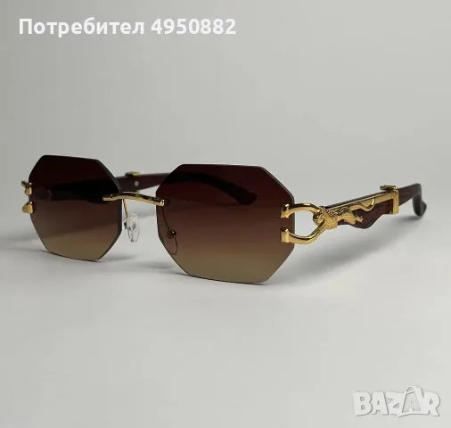 Слънчеви очила La Phanthere нови, черни и кафяви с UV400 защита